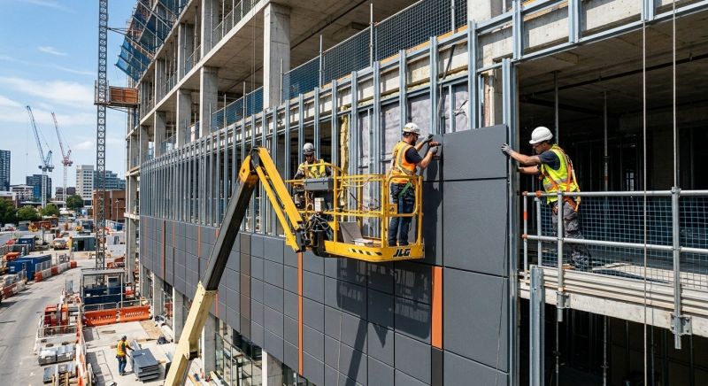 Facade Cladding Installation