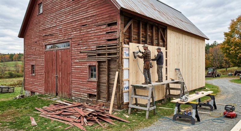 Barn Siding Replacement in Saint Augustine, FL