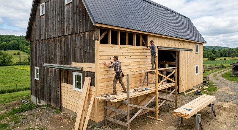 Barn Wood Siding Installation in Palm Coast, FL