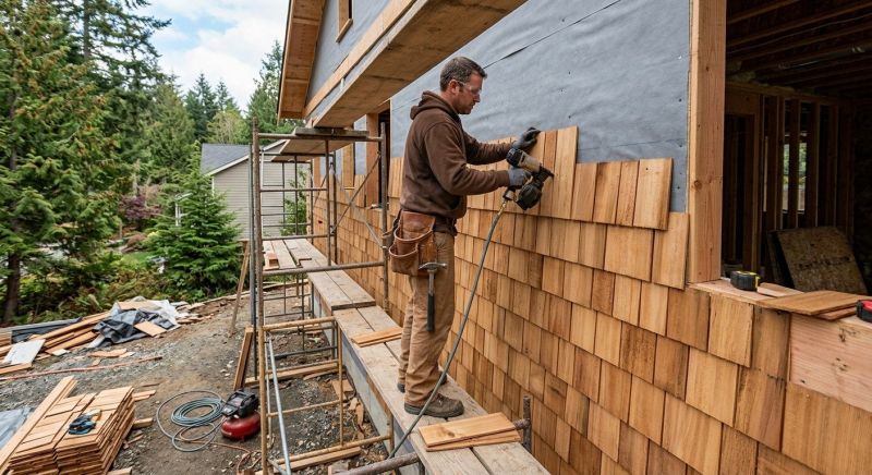 Cedar Siding Installation in Bunnell, FL