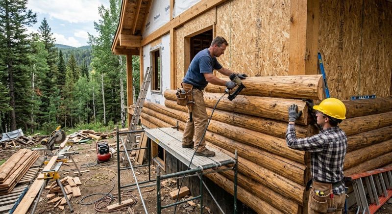 Log Siding Installation in Bunnell, FL