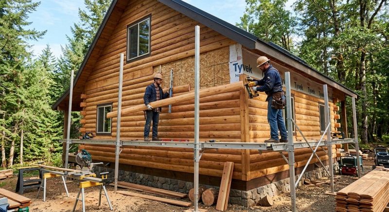 Log Siding Installation in Bunnell, FL